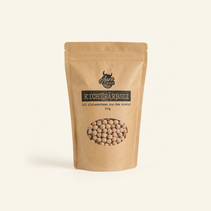 Kicherärbsli – regionale Bio-Kichererbsen, 500 g