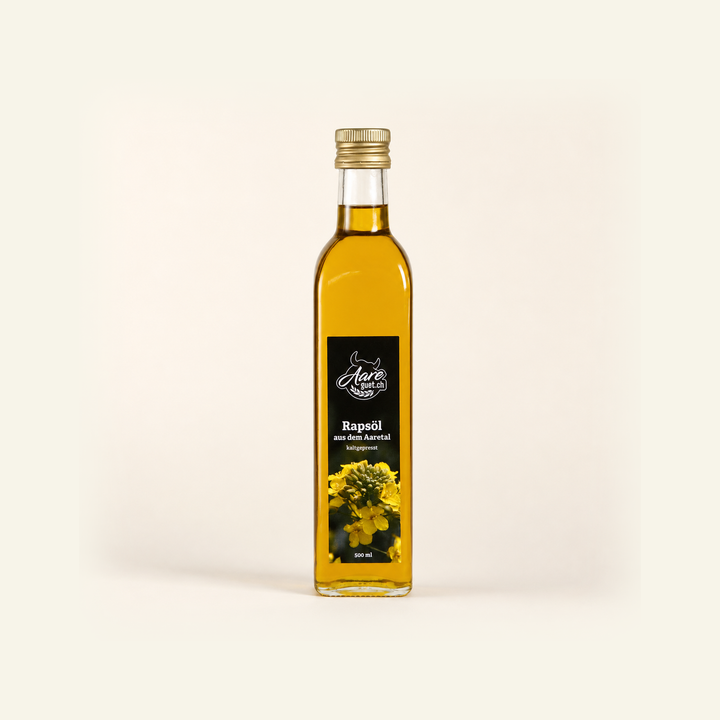Rapsöl – kaltgepresst und ungefiltert, 500 ml