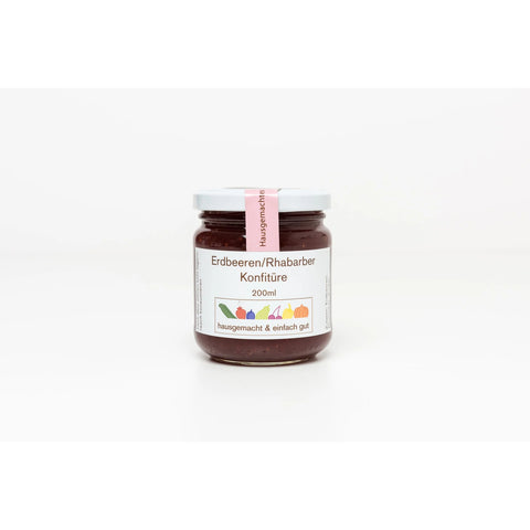 Erdbeeren/Rhabarber Konfitüre