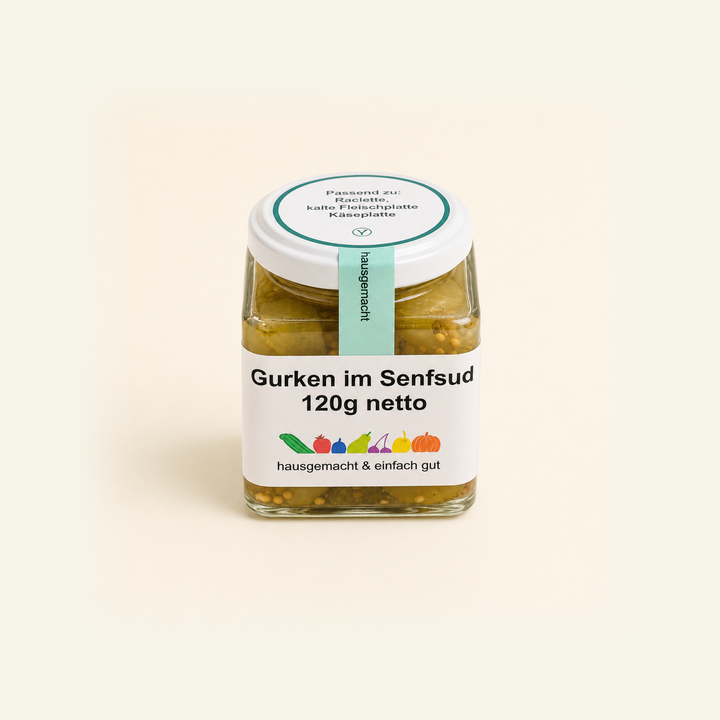 Gurken im Senfsud