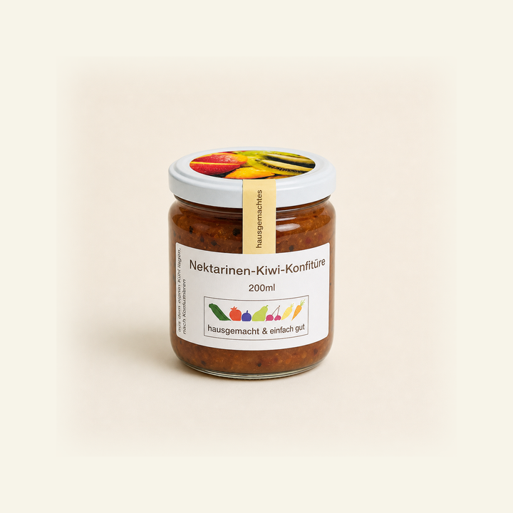 Nektarinen-Kiwi Konfitüre