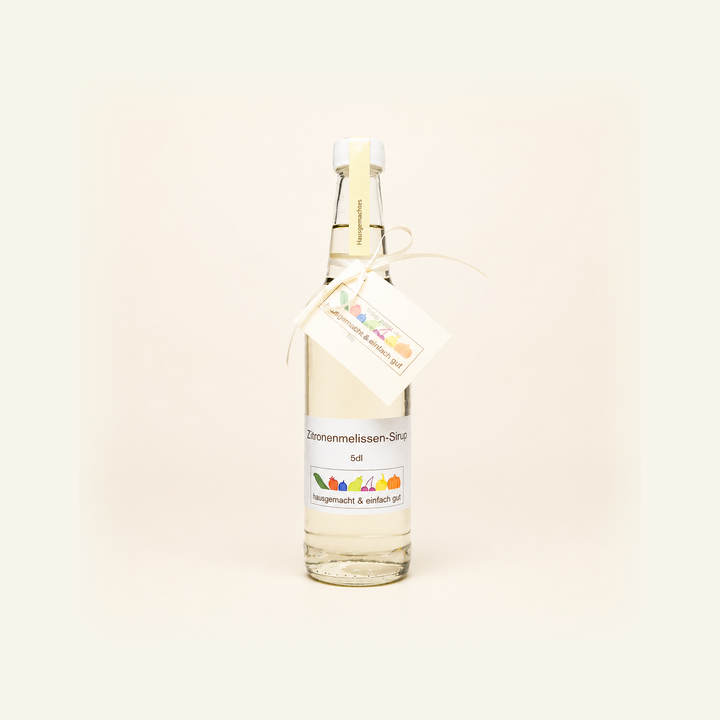 Zitronenmelissen Sirup