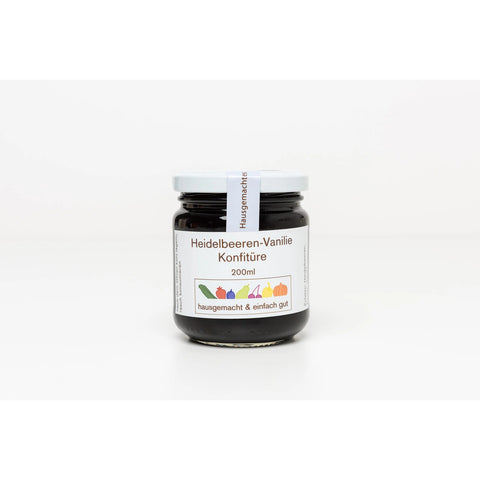 Heidelbeeren-Vanille Konfitüre