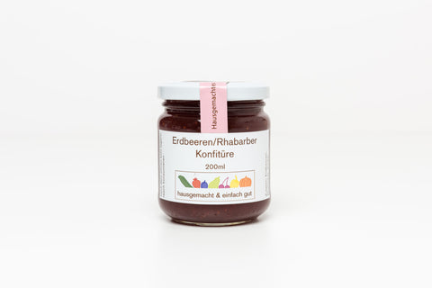 Erdbeeren/Rhabarber Konfitüre
