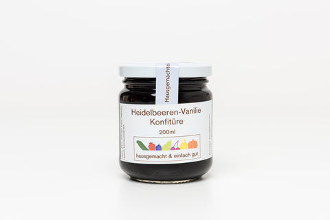 Heidelbeeren-Vanille Konfitüre