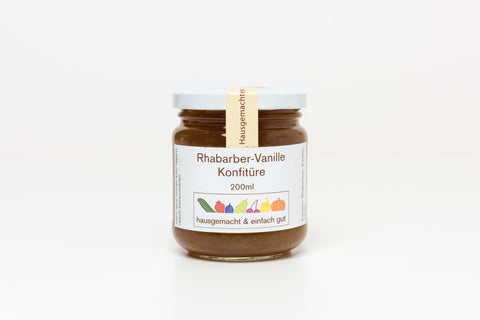 Rhabarber-Vanille Konfitüre