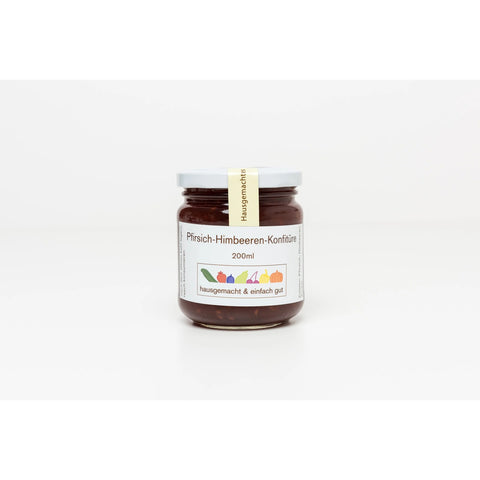Pfirsich-Himbeeren Konfitüre