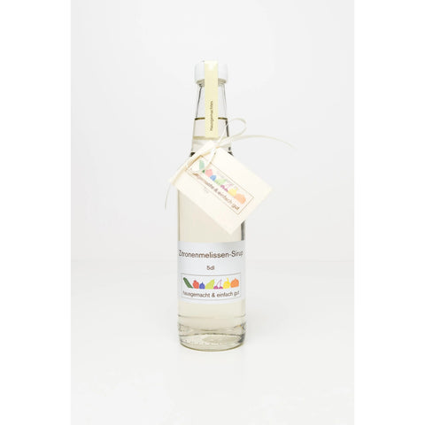 Zitronenmelissen Sirup